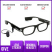 NeillieN Intelligent glassesMulti-function smart bluetooth glassesHd video camera takes pictures video glasses GPS glasses