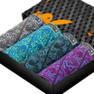 Playboy PLAYBOY 5232 Men&39s underwear flat pants men&39s underwear increase the size of youth breathable underwear 4 gift box mixed color XXL