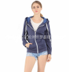 Fashion sweater basic European&American womens wear loose&thickened Cotton Hooded Sweater