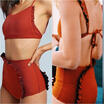 Sexy Women Bikini Bandage Push up High Waist Swimwear Swimsuit Bathing Beachwear