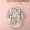 Toddler Infant Kid Baby Girl Leopard O-Neck Long Sleeve Tops T-Shirt Party Dress