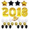 2018 New Years Eve - Gold - Confetti&Balloon New Years Eve Party Decoration