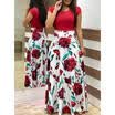 UK Ladies Womens Summer Beach Sleeveless Dot Maxi Dress Holiday Long Sundress