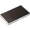 UHOO 6607 business card holder brown lychee pattern 1 box classic card case