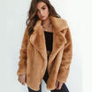 US New Women Ladies Winter Warm Teddy Bear Fluffy Coat Jacket Outerwear Tops