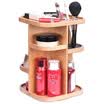 TRNFA TN-M660 Wooden Rotating Cosmetic Storage Box Desktop Storage Shelf Skin Care Box Storage Cabinet Finishing Box Solid Wood Multi-layer Dressing Case Display Shelf