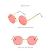 2018 nets red box round frame gradual change mens fashion sea sunglasses retro fashion sunglasses