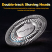 FLYCO FS370US Electric Shaver Shaving Razor Beard Trimmers with 3D Floating Heads Rechargeable Fully Washable