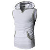 Mens Sleeveless Hoodie Hooded Sweatshirt Sport Gym Sweater Tops Shirts Vest CA