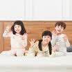 Xiaomi ecological chain enterprise brand childish childrens combed cotton underwear set soft&comfortable warm breathable super soft smooth girl light pink orange 110