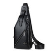 Chest bag mens single shoulder slant sports satchel youth leather bag mens bag
