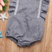Newborn Baby Girl Lace Backless Romper Bodysuit Jumpsuit Outfit Sunsuit Playsuit