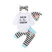 Newborn Infant Baby Girls Boys Long Sleeve TopsPantsHeadbandHat Outfits 4Pcs