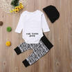 Kids Newborn Infant Baby Boys Gentleman Outfit Clothes Romper TopsPantsHat Set