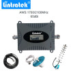 Lintratek 4G LTE signal amplifier for AWS 1700MHz Band 4 Signal Booster LCD Display GSM 1700 Cell Mobile Phone Signal Repeater Kit