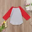 US Christmas Kid Baby Boy Girl Deer Xmas Long Sleeve Tops T-shirt Casual Clothes
