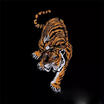 Tiger Embroidered Applique Sew Iron on Cloth Patch Badge For Jacket Jeans Decor