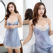 Women Sexy Lace Lingerie Satin Sleep Dress Nightwear Babydoll Sleepwear Skirt
