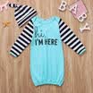 Newborn Infant Baby Girl Outfit Jumpsuit Sleepsacks Sleeping Bag Sleepwear Set Q