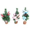 Tabletop Mini Christmas Tree Festival Home Party Ornaments Xmas Decoration Gift