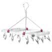 Garment hanger stainless steel folder drying racks more clothes rack 16 folder JX-0719 two loaded