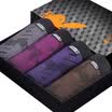 PLAYBOY Mens underwear Men&39s flat pants Four-pointed pants Four lines of color