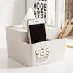 Hundred words tissue box plastic multi-function tissue box home desktop storage square tray