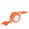 OLOEY three in one telescopic data line is suitable for Android apple TYPE mobile phone charging line