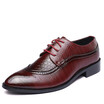 JUQI Business Men Oxford Genuine Leather Shoes