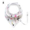 Baby Boy Girls Saliva Towel Bandana Bibs Dribble Triangle Kids Head Scarf