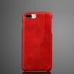 New iPhone7Plus Mobile Phone Back Shell Top Layer Leather Card Leather Back Cover