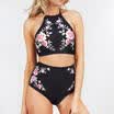 Women Push-up Padded High Waisted Swimwear Bikini Set Swimsuit Bathing