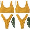 US STOCK Womens Bikini Set Push-up Padded Bra Swimwear Triangle Bathing Suit New