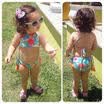 Holiday Clothes Toddler Kids Baby Girls Flower Swimsuit Swimwear 2pcs Bikini Set
