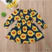 Kids Toddler Baby Girls Party Princess Dress Sunflower Tutu Dresses Clothes
