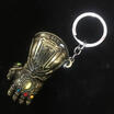 New Thanos Keyring Avengers 3 Infinity War Gauntlet Glove Fist Keychain Pendant