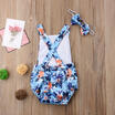 Newborn Baby Girls Summer Clothes Cute Jumpsuit Bodysuit Floral Romper Outfits