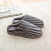 Women&Men pinstripe anti-slip cotton indoor shoes