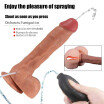 Spray water dildo real men for women spray water simulated ejaculation with spray real penile soft for penile suction cup