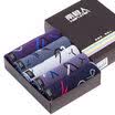 Antarctic men&39s underwear men&39s flat pants waist men&39s cotton four-leggings u convex shorts 5 mixed color gift box 1021 L