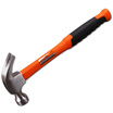Huafeng Jarrow HF-8511116 two-color plastic handle claw hammer 16oz safety escape hammer from the hammer