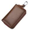 Nuevo bolso de cuero para llaves de coches para hombres y mujeres y bolso multifuncional para llaves del hogar