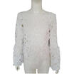Women Lace Blouse Tops T-Shirt Long Sleeve Casual Shirt Loose Pullovers Popular