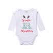 XMAS Newborn Kids Baby Boys Girl Deer Cotton Tops Romper Bodysuit Outfit Clothes