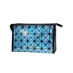 2018 New Fashionable Geometric Cosmetic Bag For Women Luminous Makeup Cases Ladies Zipper Cosmetics Organizer Folding Travel Make