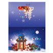 Merry Christmas Cards DIY Diamond Painting Handmade Cards Round Drill Greeting Cards Rhinestones Embroidery Arts Crafts Gifts