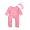 Cute Infant Baby Girl Kids Romper Jumpsuit Cotton Bodysuit Clothing Outfit 0-18M