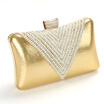 Covelin Womens Handmade Handbag Rhinestone Beaded Envelope Clutch Evening Bag