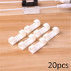 20pcs Cable Clips Self-Adhesive Cord Management Wire Holder Organizer Clamp HOT
