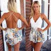 Fashion Womens Clubwear V Neck Playsuit Bodycon Party Jumpsuit&Romper Trousers